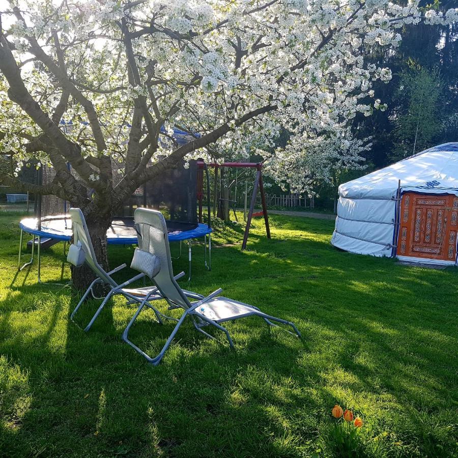 Pension New Nomads Zesch Esterno foto